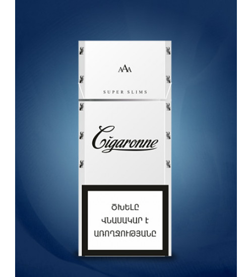 Сигареты "Cigaronne Super Slims White"